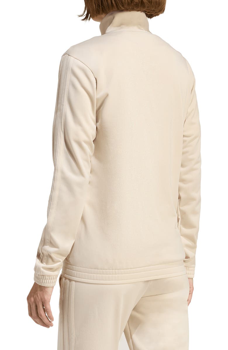 adidas 3-Stripes Tricot Track Jacket, Alternate, color, Crystal Linen