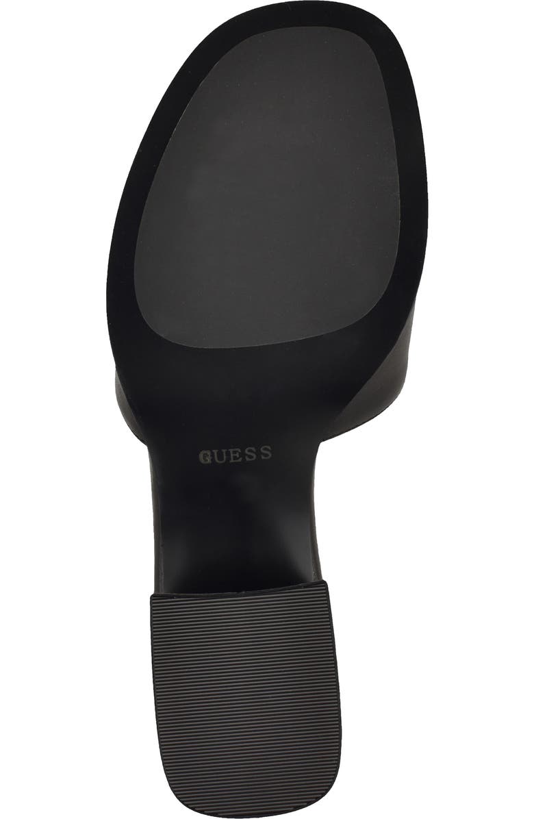 GUESS Cerinna Block Heel Sandal, Alternate, color, Black 001