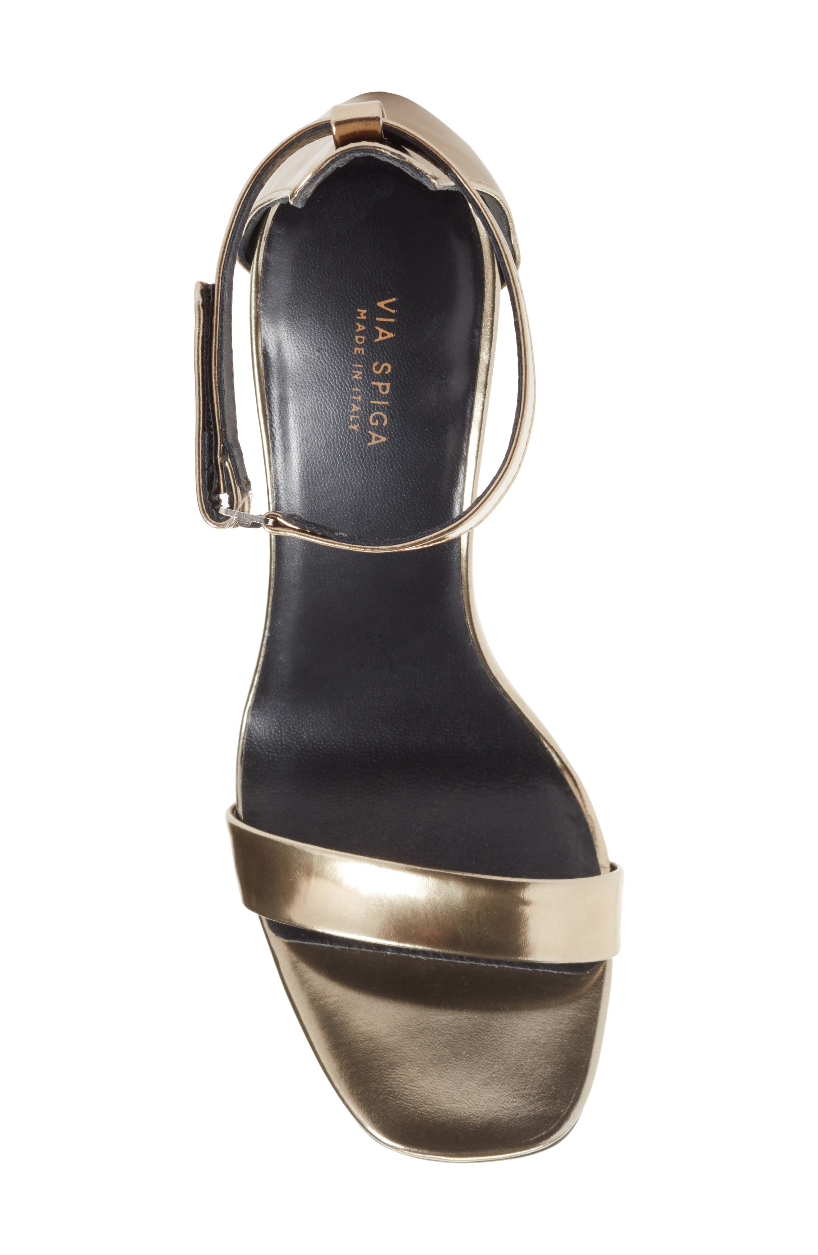 Faxon Ankle Strap Sandal, Alternate, color, COPPER LEATHER