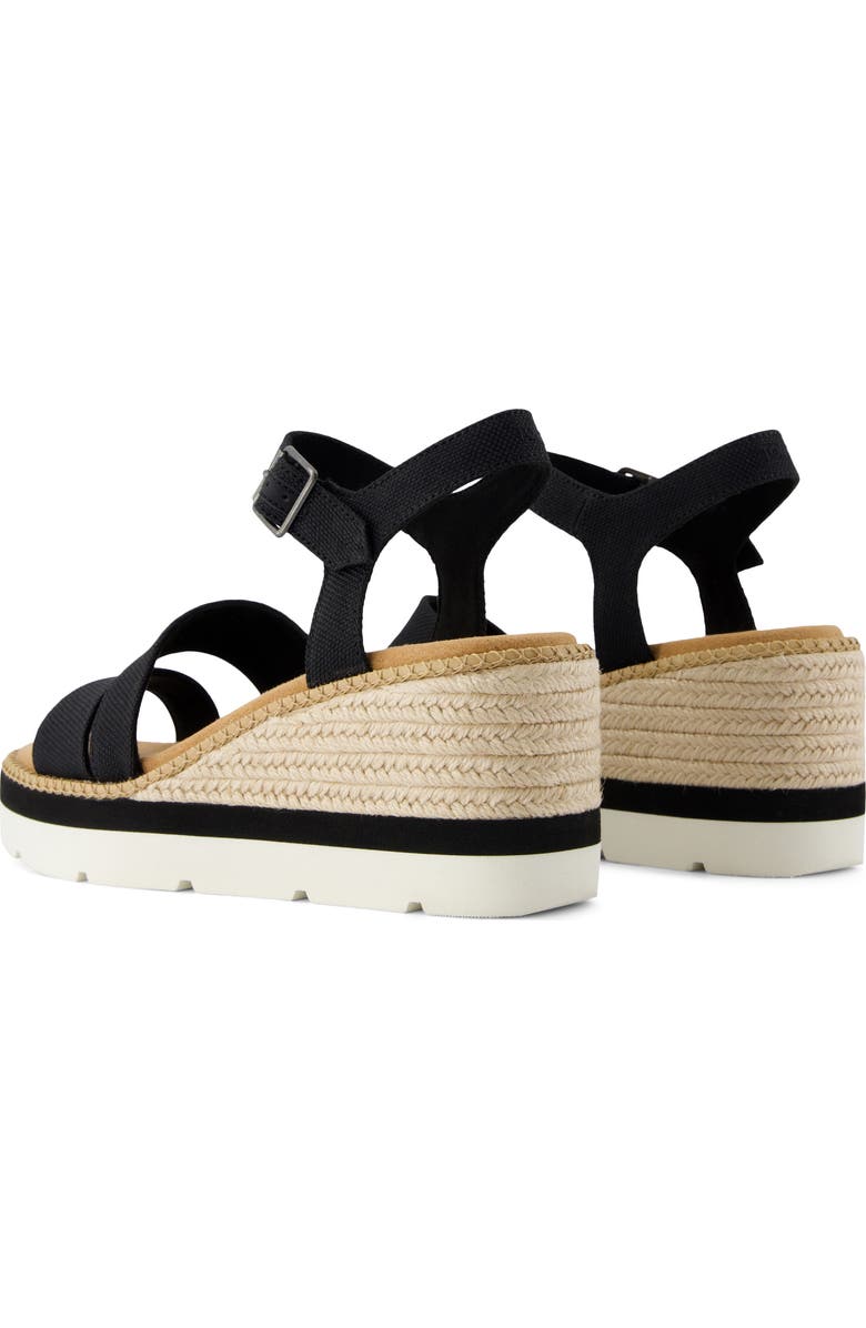 TOMS Darya Platform Wedge Sandal, Alternate, color,