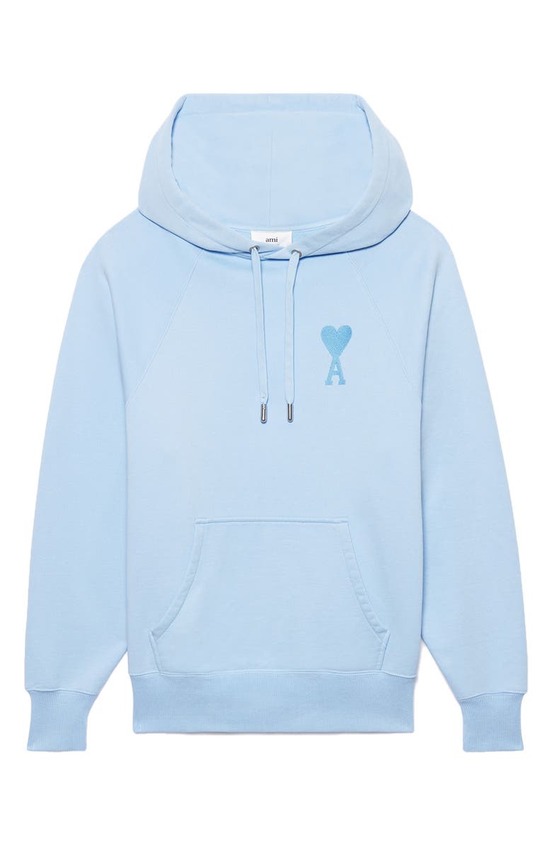 AMI Alexandre Mattiussi Men's Ami de Coeur Organic Cotton Hoodie, Main, color,