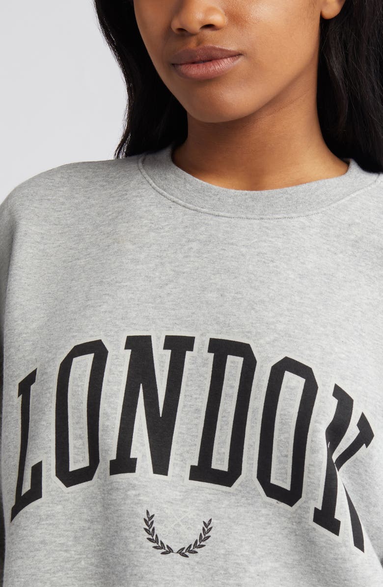 BP. Oversize Graphic Crewneck Sweatshirt, Alternate, color,