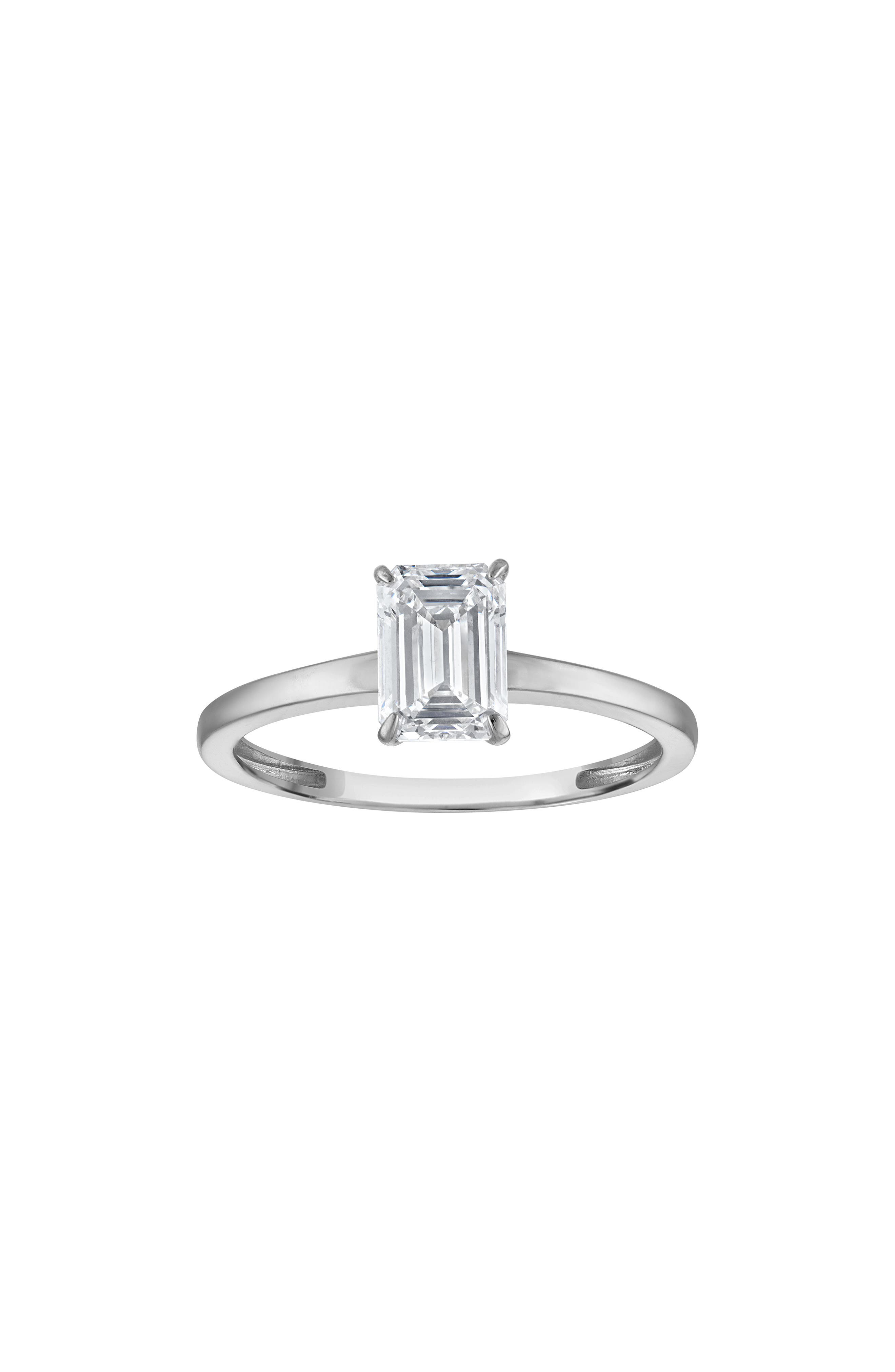 FZN Baguette Lab Grown Diamond Solitaire Ring (Women) | Nordstromrack