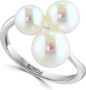 EFFY Sterling Silver 6–8mm Freshwater Pearl Ring