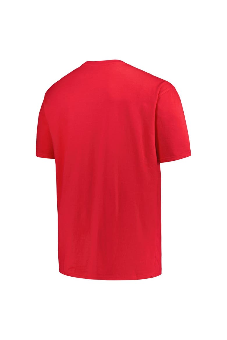 Men's Profile Red Florida Panthers Big & Tall Arch Over Logo T-Shirt, Alternate, color, Red