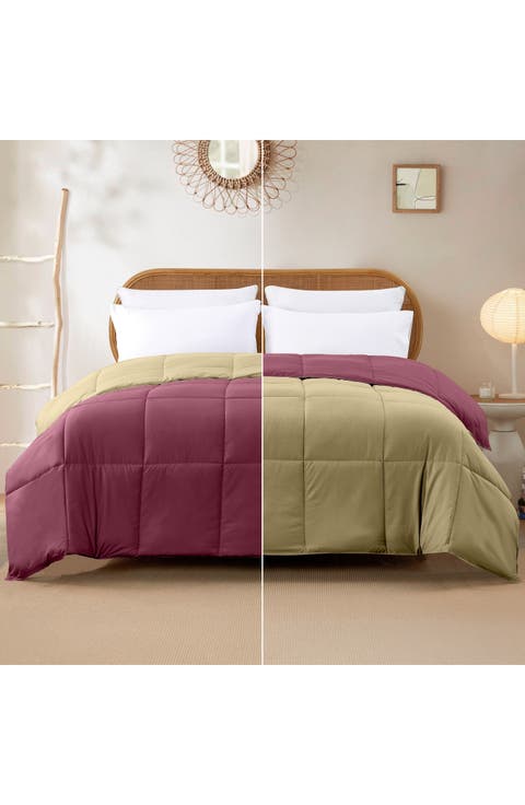 Down Alternative Reversible Comforter