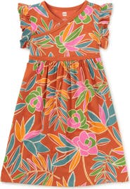 Tea Collection Wrap Neck Dress