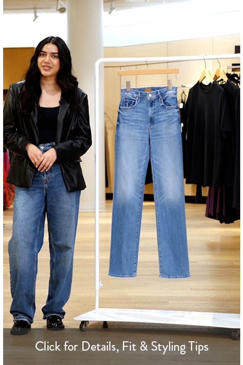 The Kick It High Waist Straight Leg Jeans video