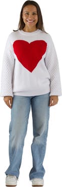 Mia Belle Girls All My Love Heart Sweater