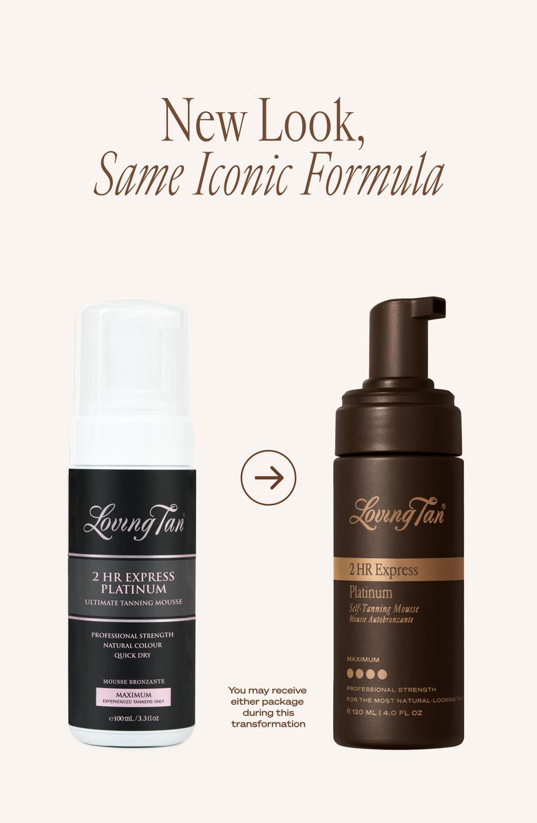 Loving Tan 2HR Express Platinum Self-Tanning Mousse - Maximum, Alternate, color, 