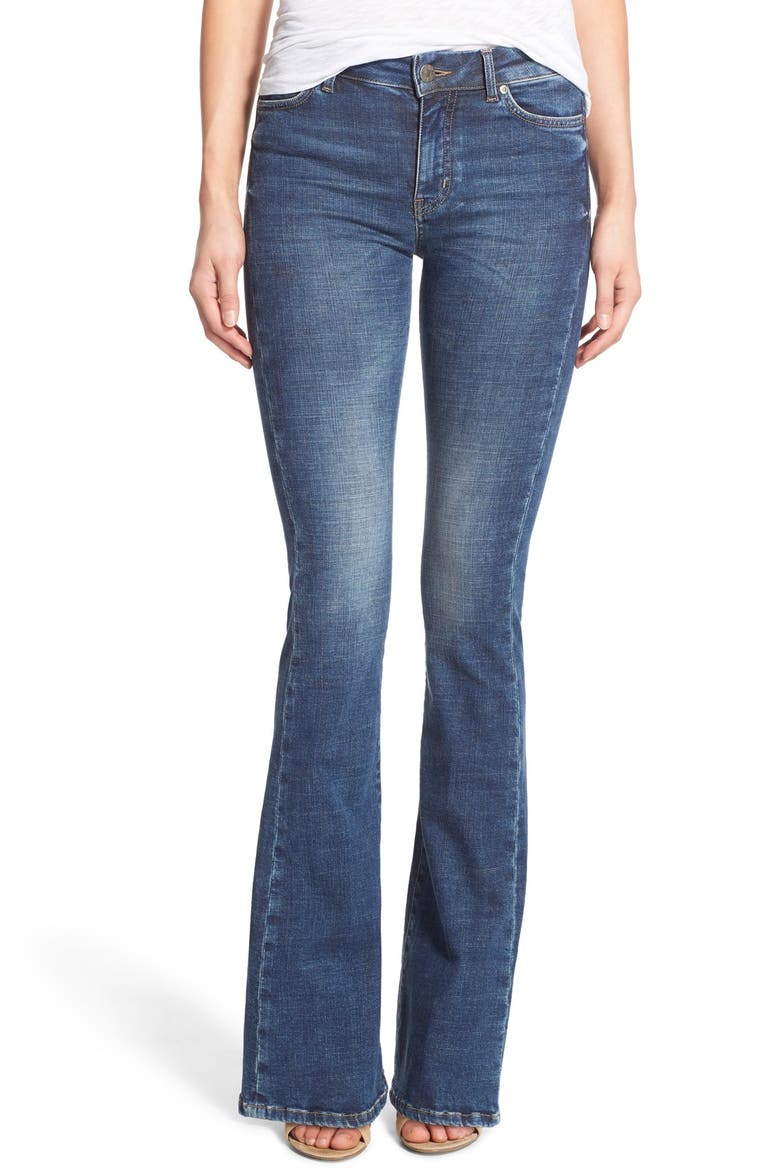 'Bodycon Marrakesh' High Rise Flare Jeans, Main, color, ZELL
