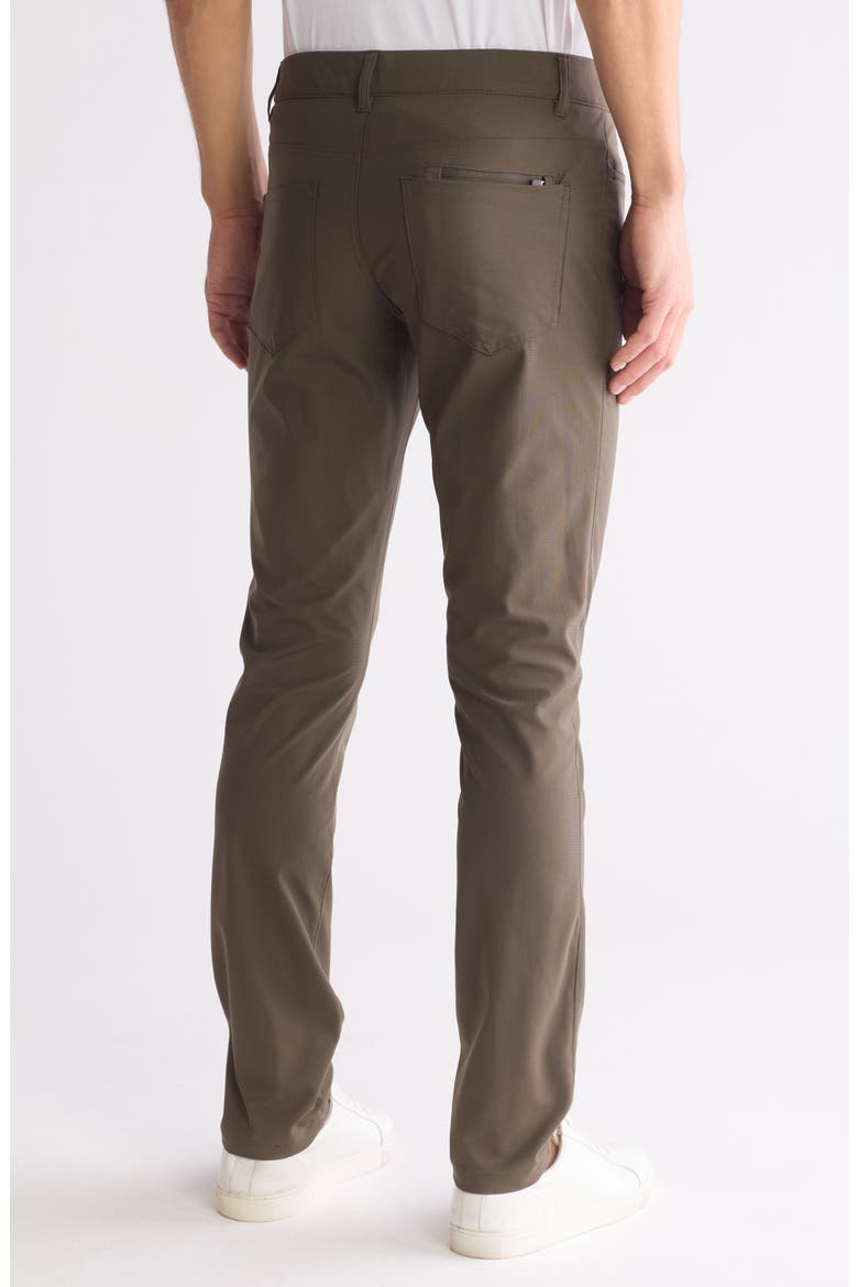 Tech Power Stretch Comfort Slim Leg Pants, Alternate, color, DK. OLIVE