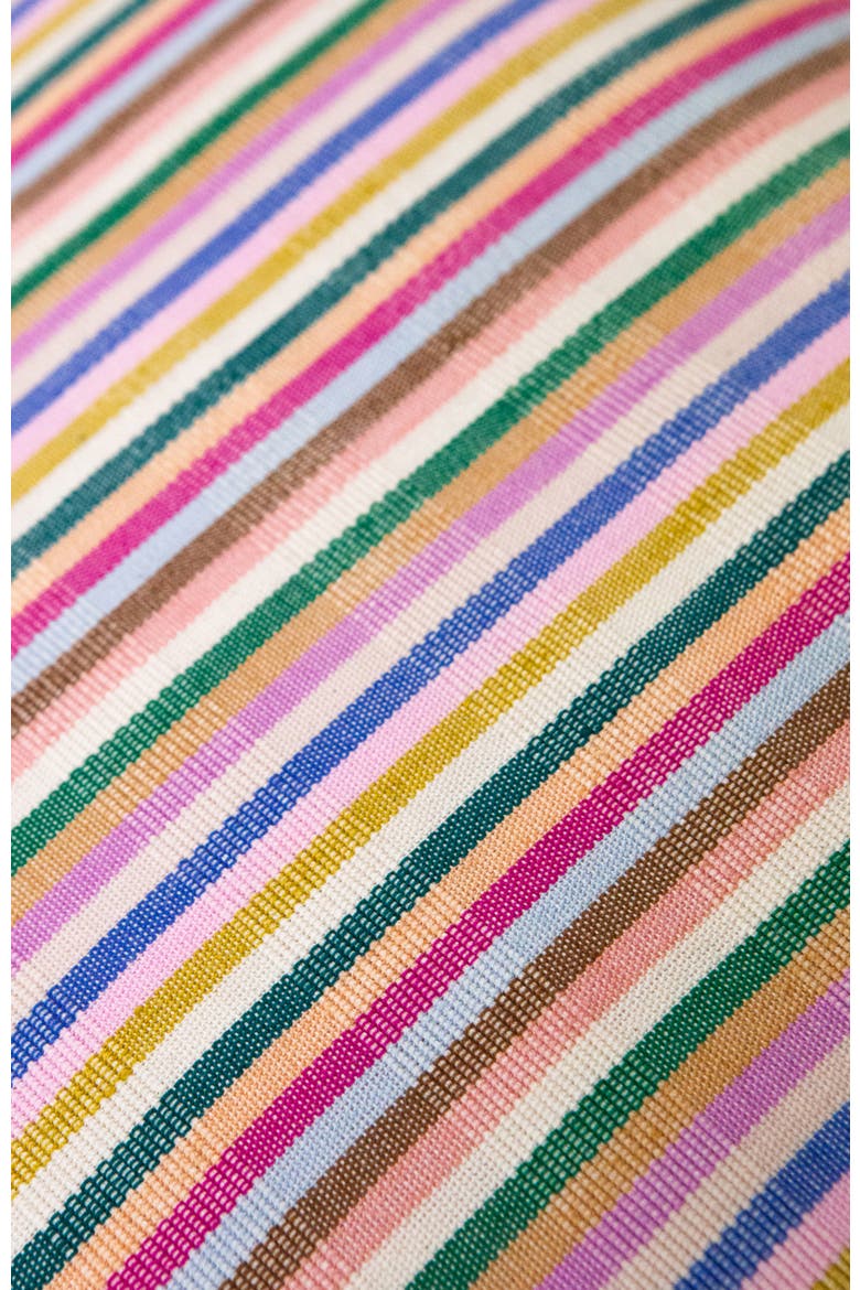 Valentina Rainbow Striped Handwoven Cotton Napkins, Set of 4, Alternate, color, Rainbow