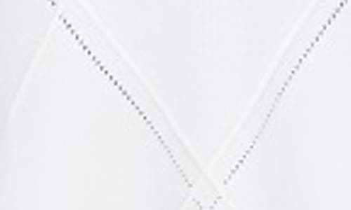 Rain And Rose Argyle Turtleneck Sweater In White