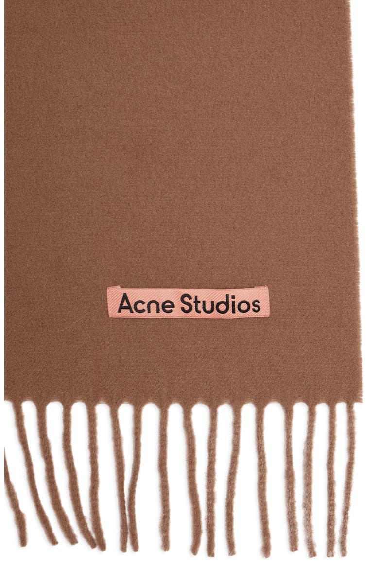 Fringe Wool Scarf, Alternate, color, CARAMEL BROWN