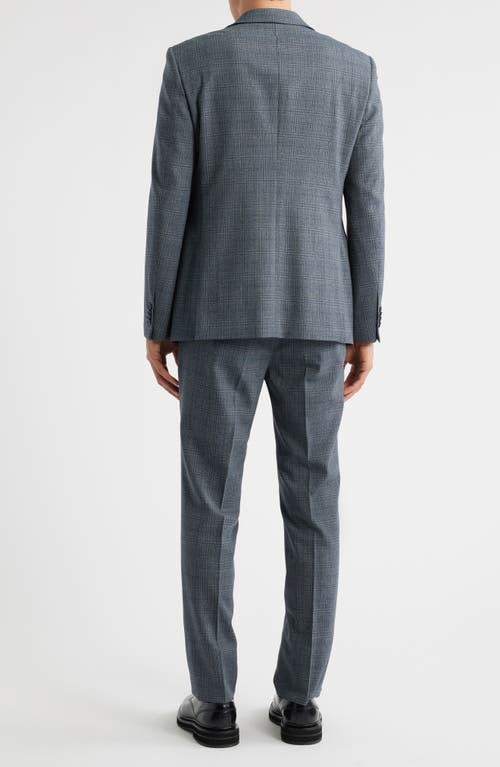 John Varvatos Bleecker Charcoal Grey Check Wool Blend Suit