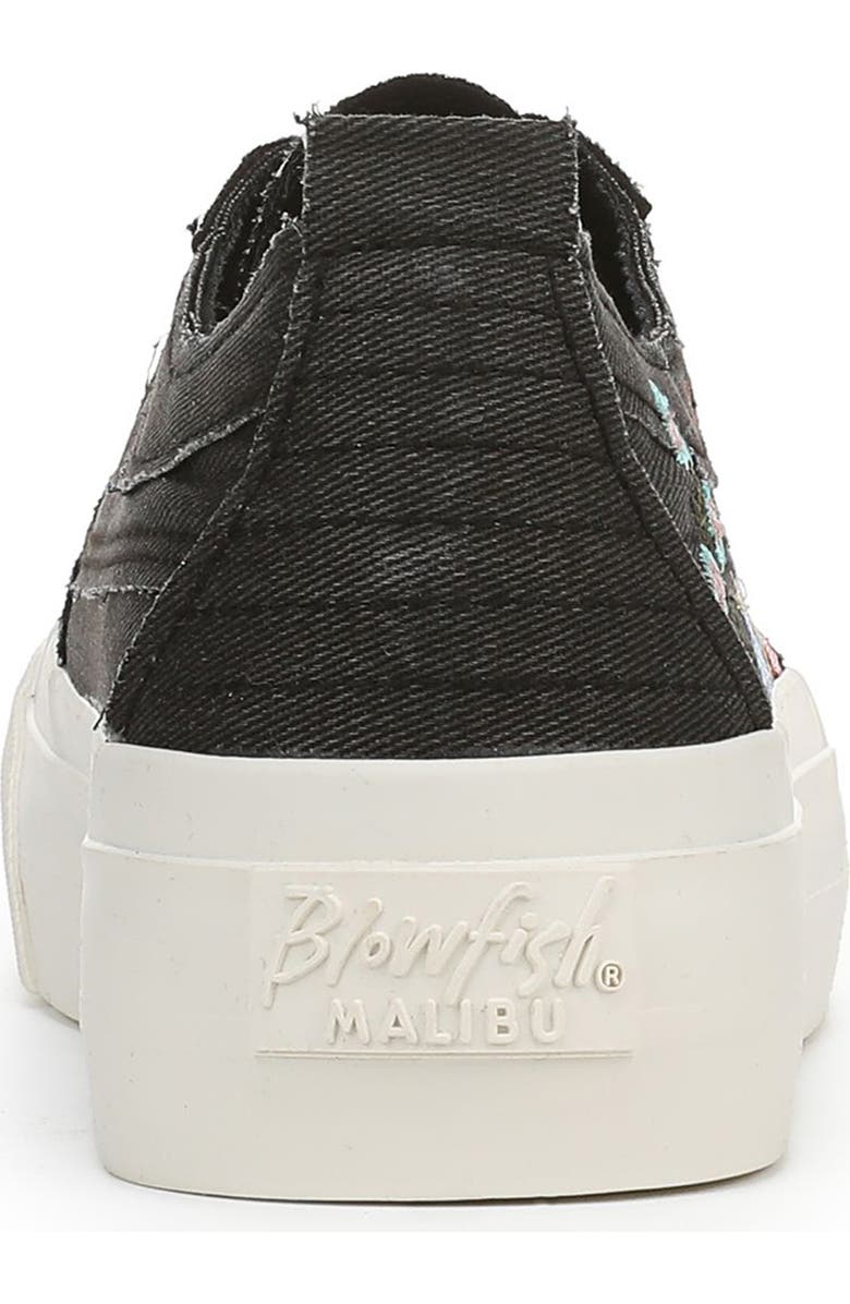 Blowfish Malibu Sadie-Sun Platform Sneaker, Alternate, color, Black Multi