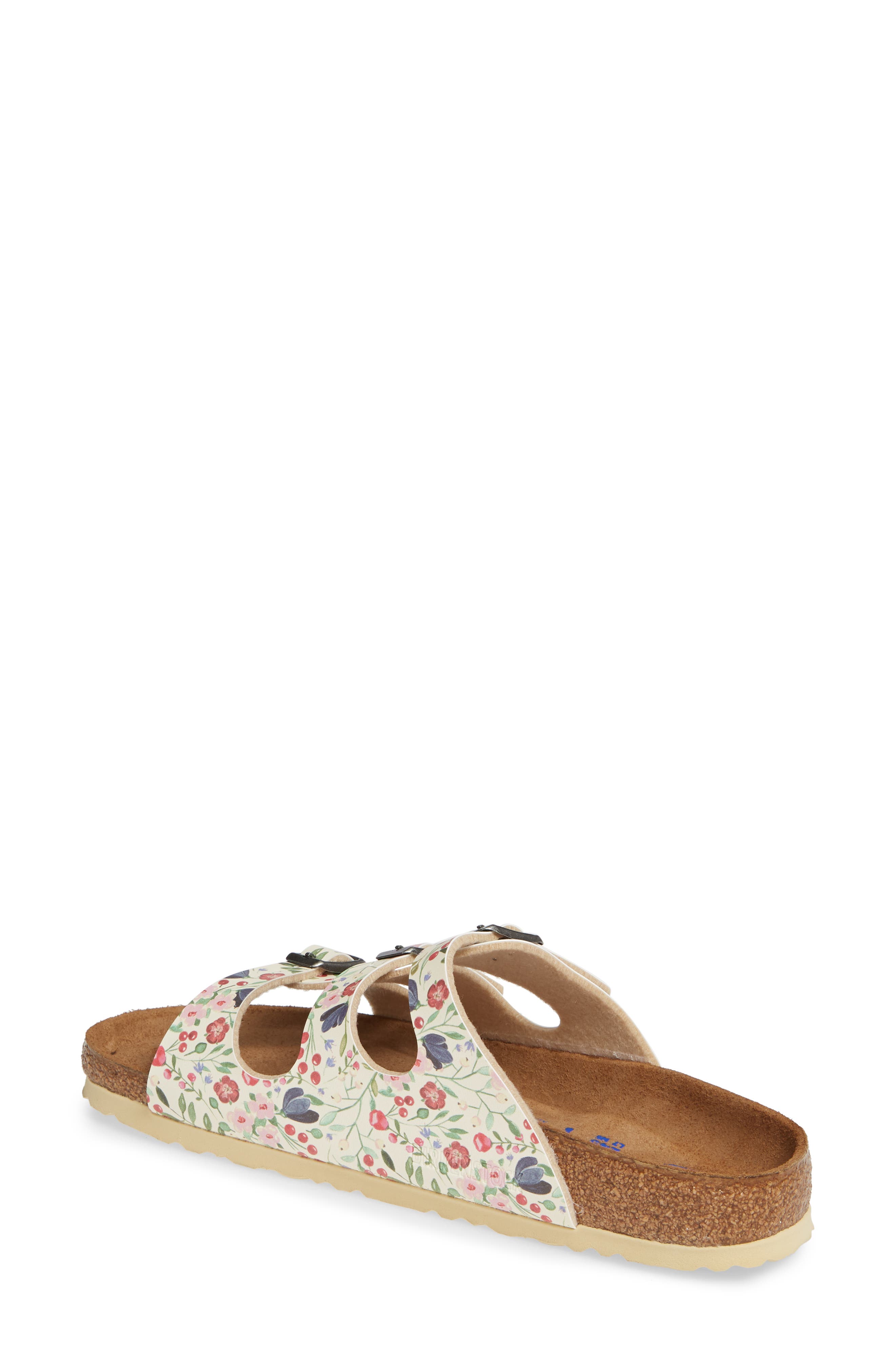 Birkenstock Florida Meadow Flowers Birko-Flor<sup>™</sup> Slide Sandal, Alternate, color, 