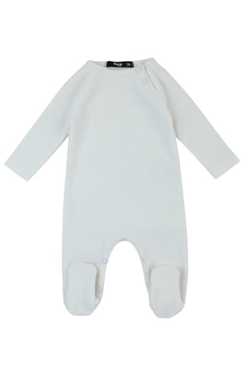 Noggiwear Wings Footie In Off-white