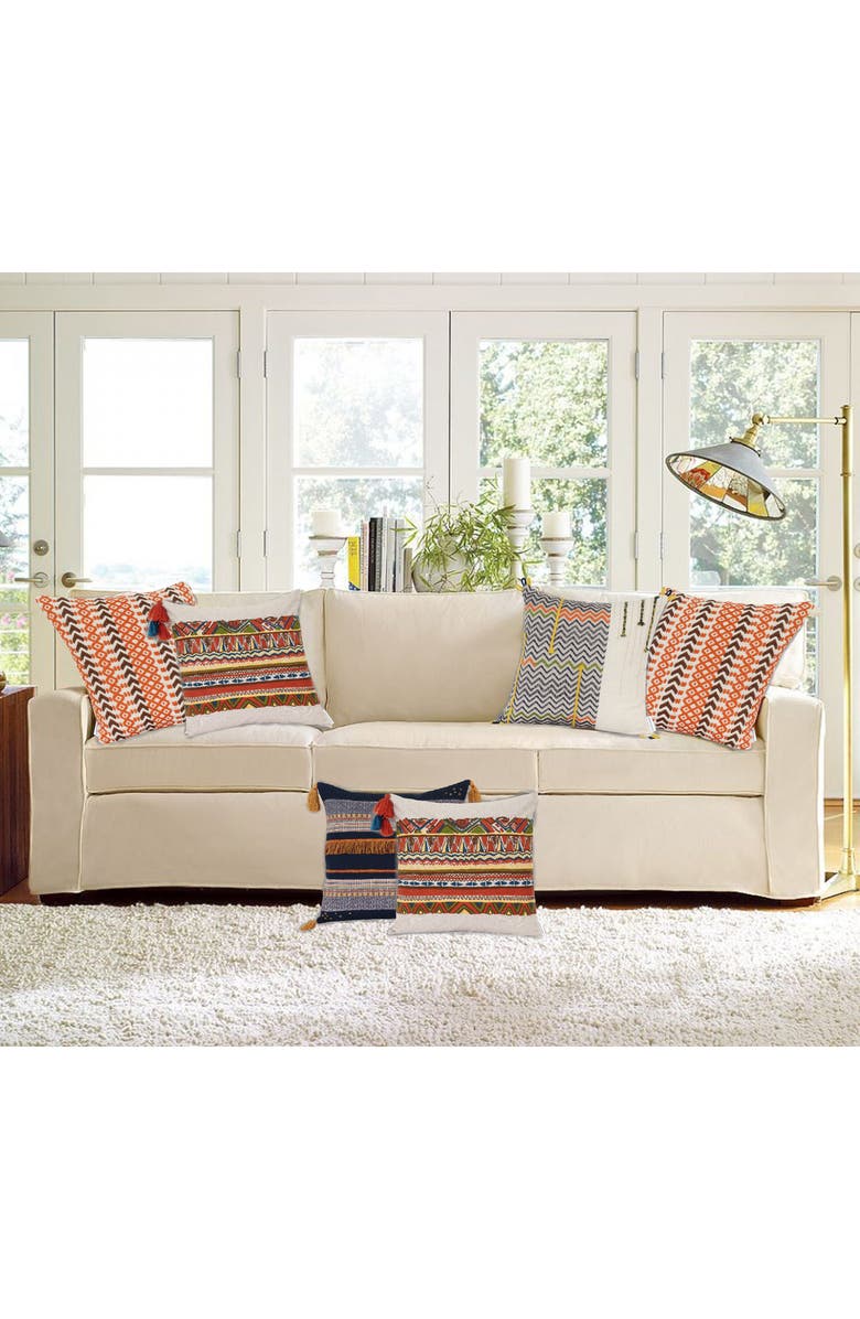 PARKLAND COLLECTION Embroidered Throw Pillow, Alternate, color, 