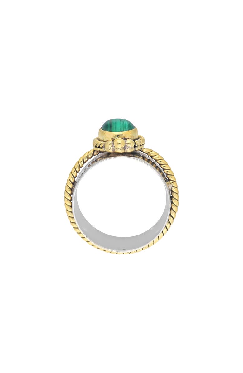 YS GEMS Two-Tone Malachite Ring, Alternate, color, 