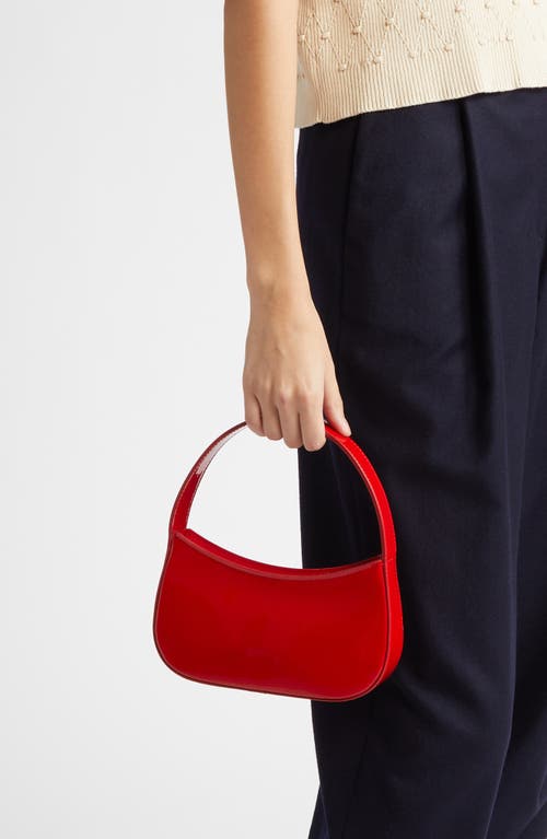 MANSUR GAVRIEL MANSUR GAVRIEL MINI BONBON PATENT LEATHER SHOULDER BAG