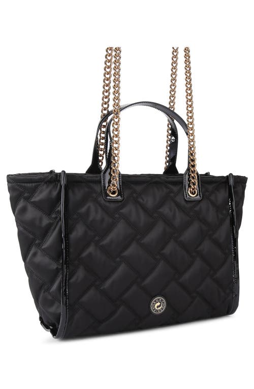 Kurt Geiger London Hoxton Quilted Shopper Bag In Black