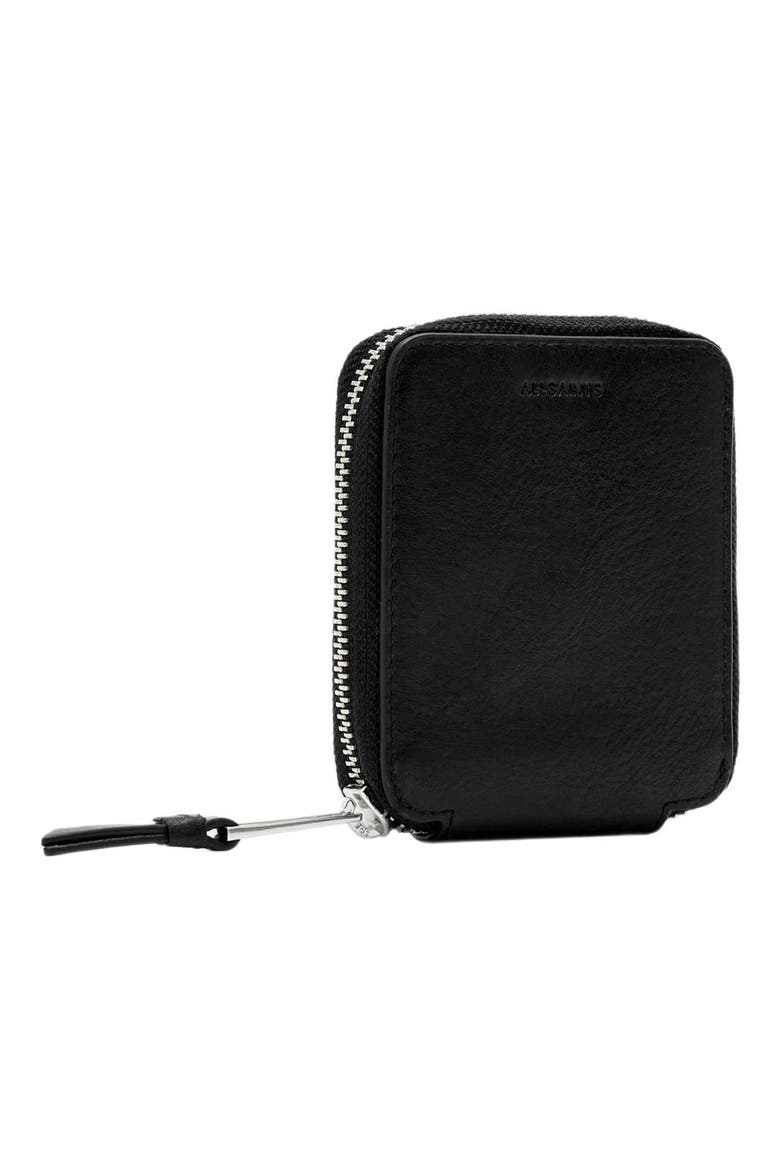 Clymer Zip Around Wallet, Alternate, color, BLACK