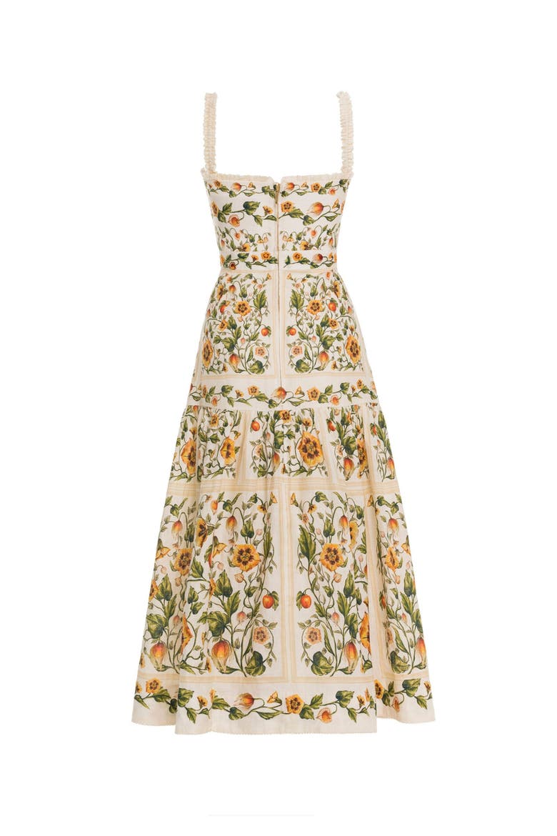 Níspero Uchuva Midi Dress, Alternate, color, Multi