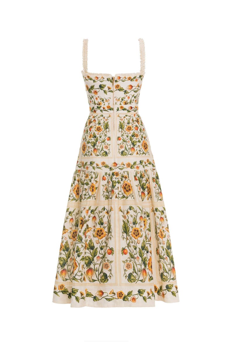 Agua by Agua Bendita Níspero Uchuva Midi Dress, Alternate, color, Multi