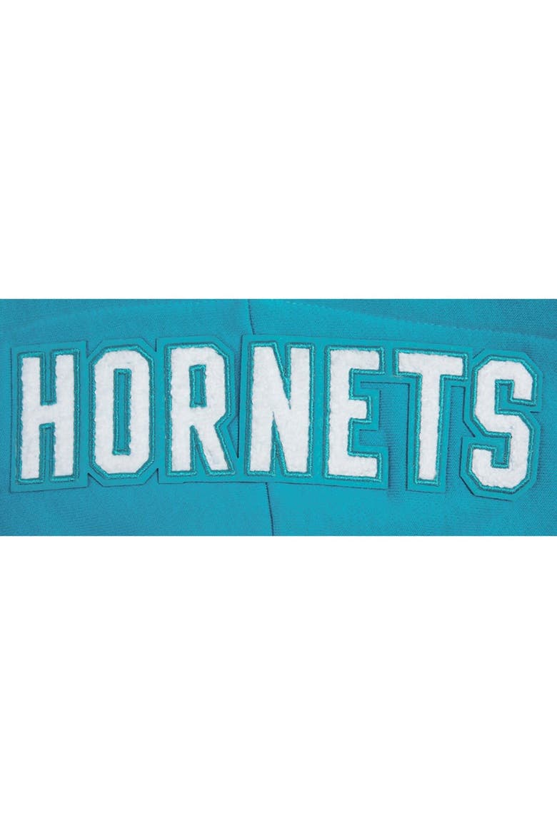 Women's Pro Standard Teal Charlotte Hornets 2023/24 City Edition Cropped Pullover Hoodie, Alternate, color, Teal