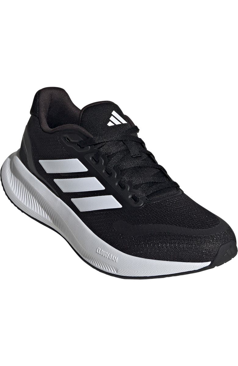 adidas Runfalcon 5 Running Sneaker, Main, color, Black/ White