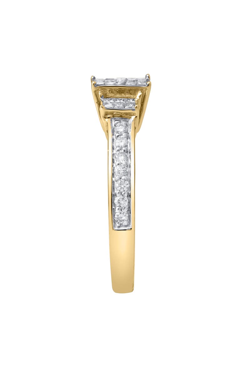 Lumetra 0.55 Ct 10K Gold Diamond Ring, Alternate, color, 10K White Gold