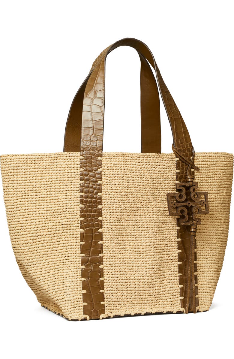 Tory Burch Straw Tote, Alternate, color,