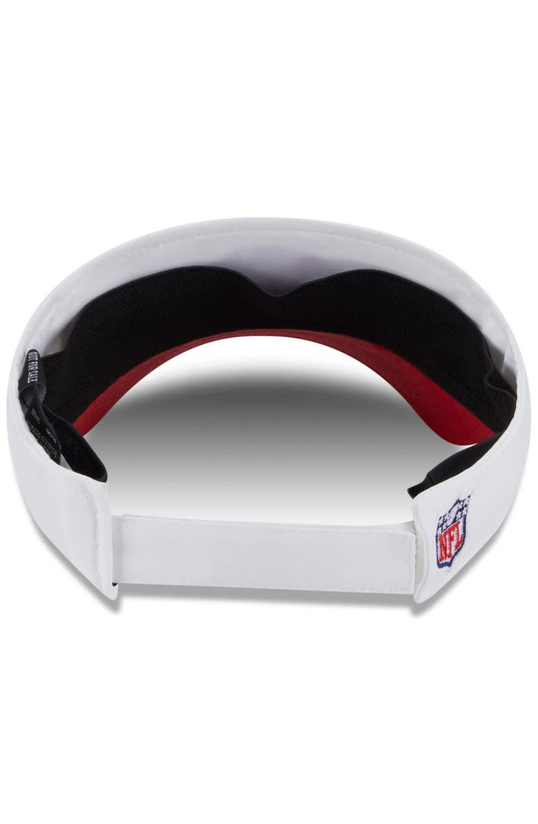 New Era Men's New Era White/Scarlet San Francisco 49ers 2025 NFL Training Camp Adjustable Visor, Alternate, color, White