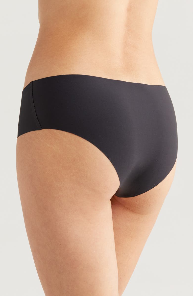 Simone Perele Uniq Seamless Boyshorts, Alternate, color, Black