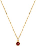Tiny Blessings 14K Gold Birthstone 12-14" Necklace