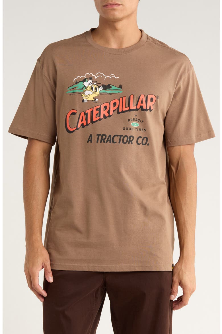 Danny Boxy Graphic T-Shirt, Main, color, FOSSIL