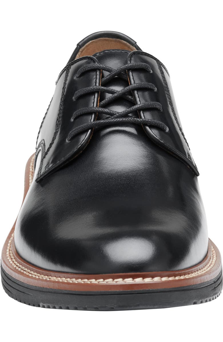 Johnston & Murphy Upton Plain Toe Derby, Alternate, color, Black Full Grain Bl