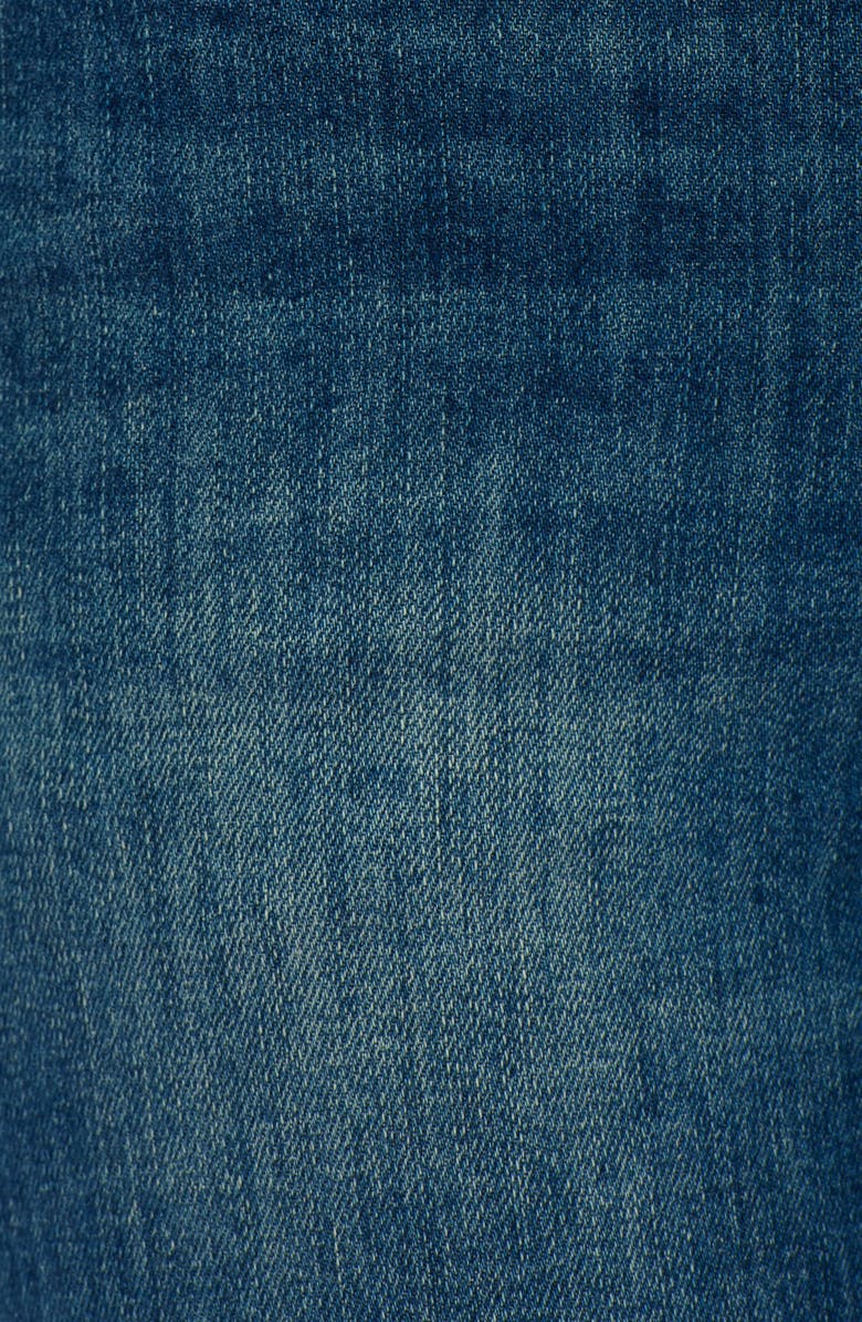 Bayeas Cuffed Straight Leg Jeans, Alternate, color, Retro Dark Blue