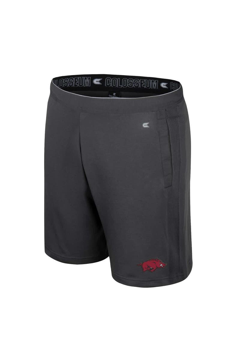 COLOSSEUM Men's Colosseum Charcoal Arkansas Razorbacks Forget Shorts, Alternate, color, Charcoal
