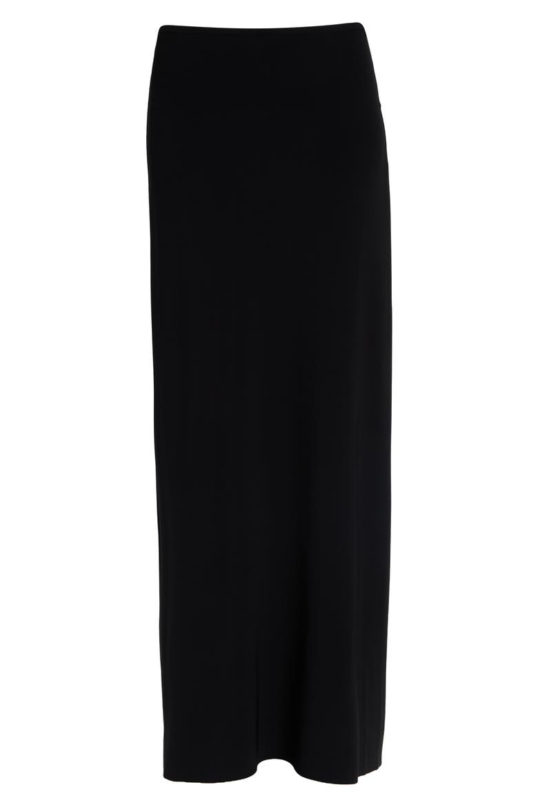 Marry Column Skirt, Main, color, BLACK