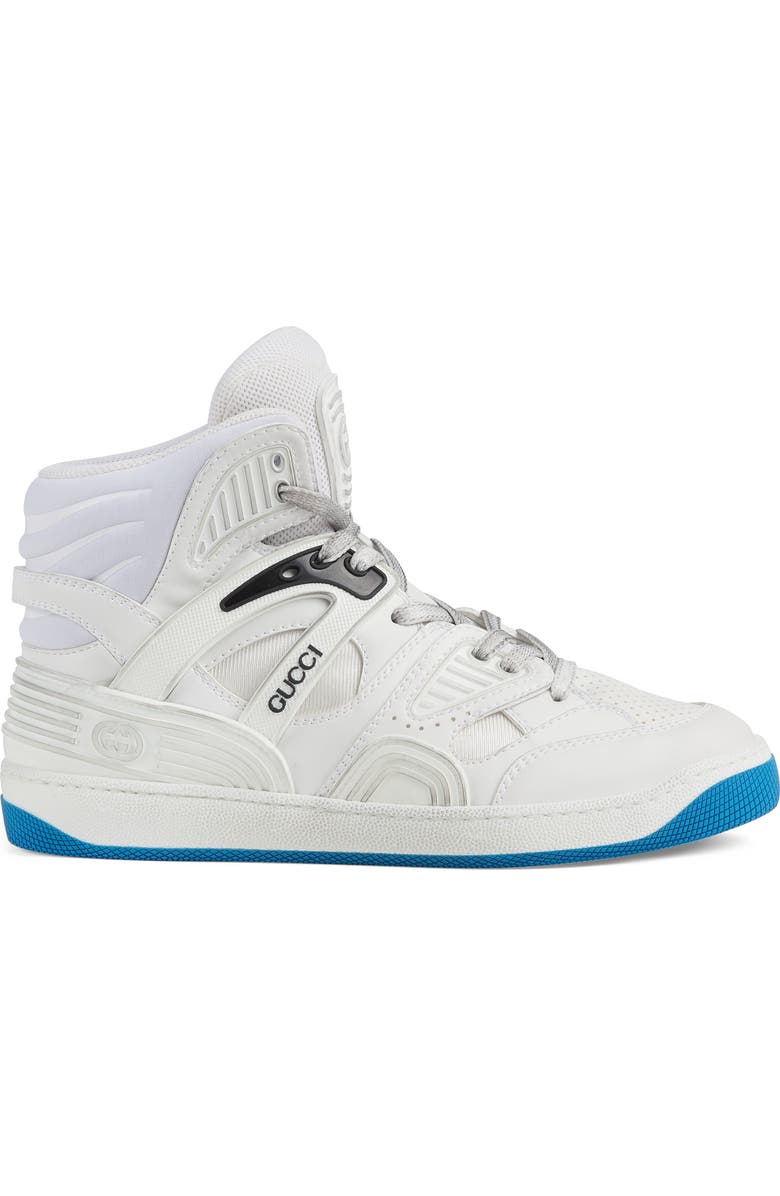 Gucci Basket High Top Sneaker, Alternate, color,