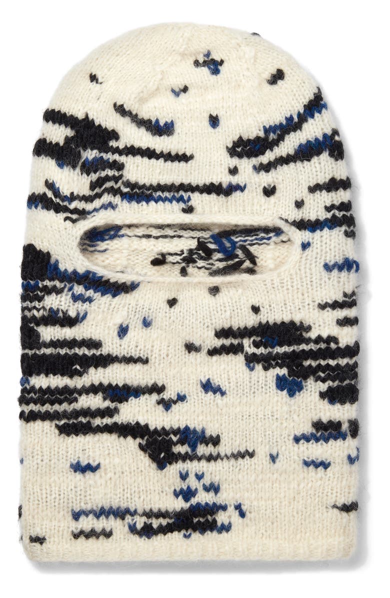 Stella McCartney Unisex Shared 3 Intarsia Wool Balaclava, Main, color,