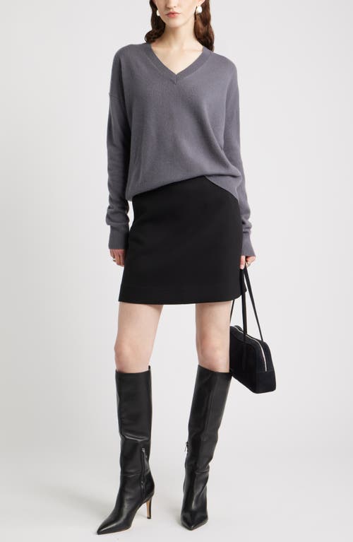 Nordstrom V-neck Cashmere Sweater In Gray