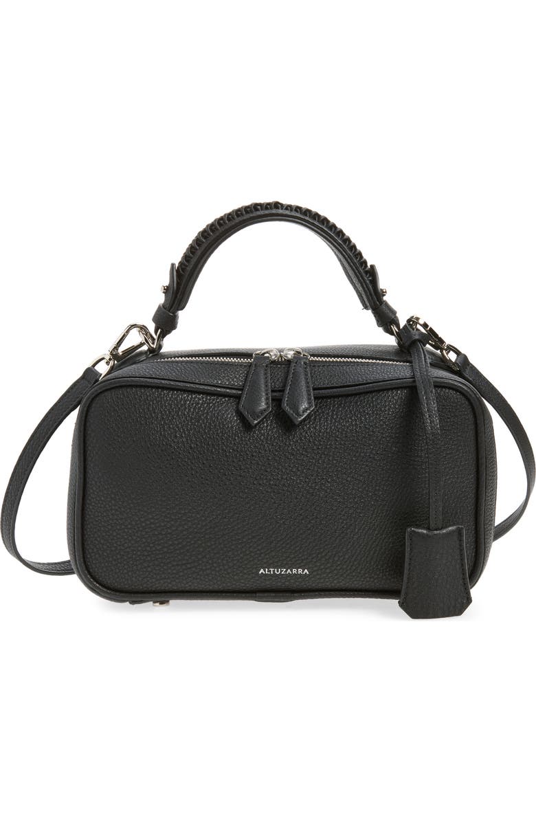 Altuzarra Tack Trunk Crossbody Bag, Main, color, Black