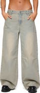 EDIKTED Santi Low Rise Wide Leg Jeans