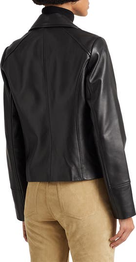 （US発）LAUREN RALPH LAUREN Moto ジャケット レザー Lauren Ralph Lauren Women's Leather Moto Jacket - Macy's