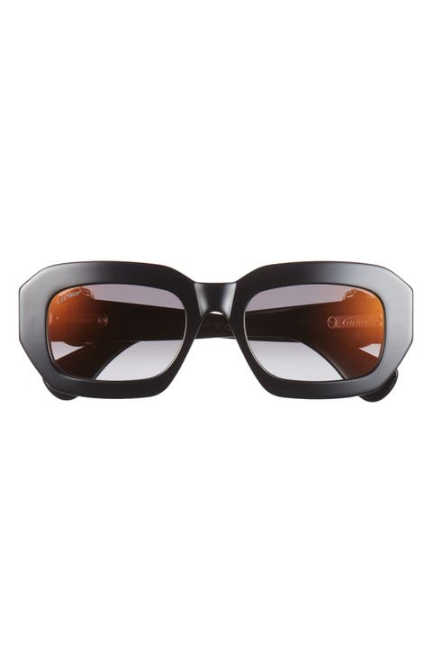 52mm Square Sunglasses