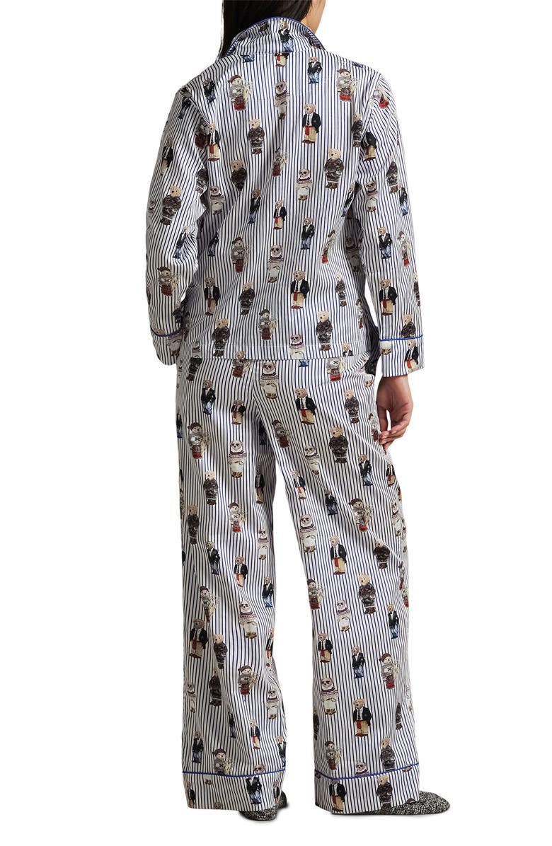 Polo Ralph Lauren Madison Cotton Pajamas, Alternate, color, Snowfall Blue